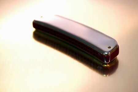 Harmonica- musical instrumentの写真素材