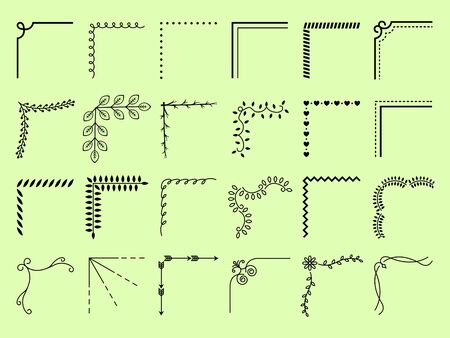 vector illustration-handdrawn_edgeのイラスト素材