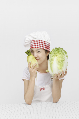 cooking concept- Isolated on studio shotの写真素材