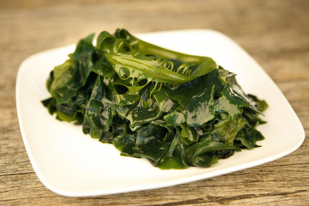 Cooked seaweed, Asian foodの写真素材