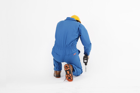architect- Isolated on studio shotの写真素材