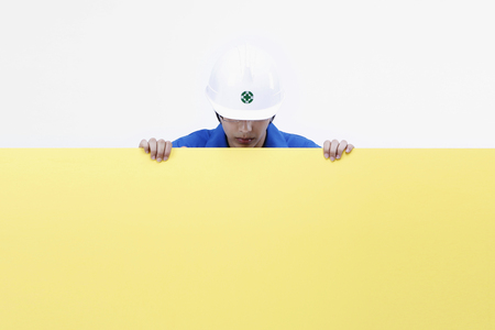 architect- Isolated on studio shotの写真素材