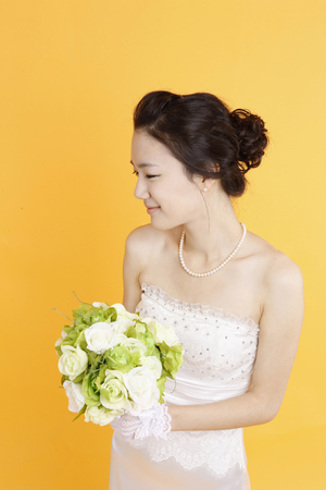 wedding concept- Isolated on studio shotの写真素材