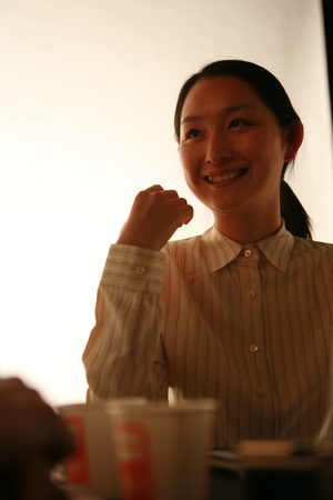 Young Asian business people - isolated on whiteの写真素材