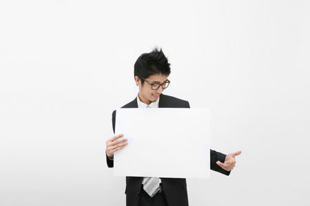 bussiness concept- Isolated on studio shotの写真素材