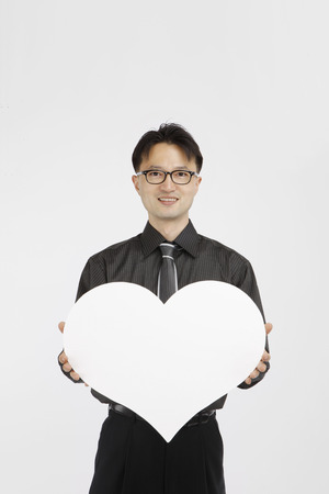 bussiness concept- Isolated on white, studio shotの写真素材