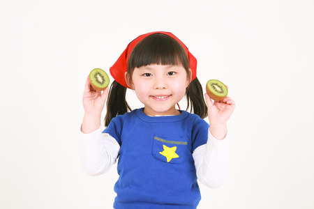 Cooking class with children - isolated on whiteの写真素材