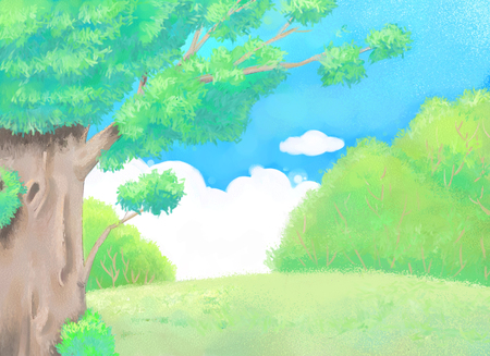 Summer concept vector illustrationのイラスト素材