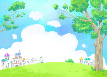 Summer concept vector illustrationのイラスト素材