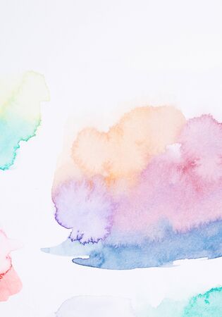 Colorful water color backgroundの写真素材