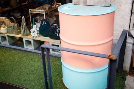 A cafe in Seoul, South Koreaの写真素材