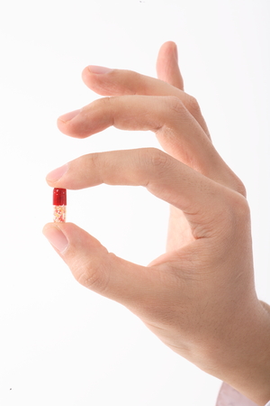 Close-up shot of holding a pillの写真素材