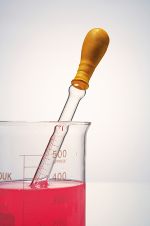 Close up shot of science lab toolsの写真素材