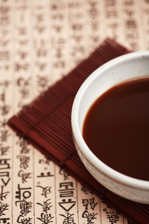 A bowl of Korean traditional medicineの写真素材