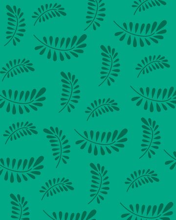 Creative colorful pattern illustration - Twigs,branches,leavesのイラスト素材