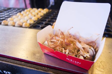 Street food - Octopus ball/Takoyakiの写真素材