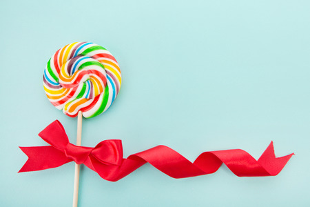 Sweet desserts - Various shapes of colorful lollipopsの写真素材