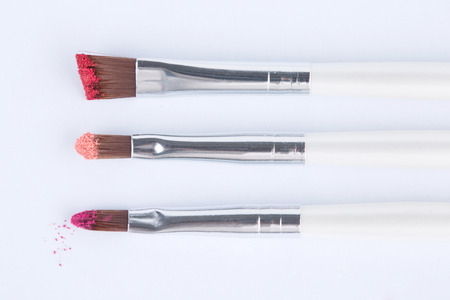 Cosmetic products studio shot - Various sizes of makeup brushes