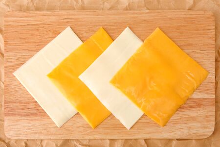 Fresh ingredient studio shot - Various kinds of cheesesの写真素材