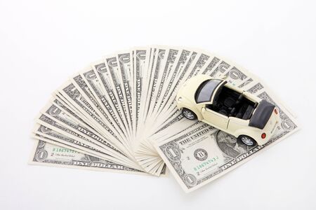 Taxes and finance - Car/automobile payment/loan/taxesの写真素材