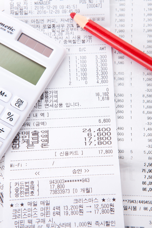 Taxes and finance - Home/family finance management and savingsの写真素材