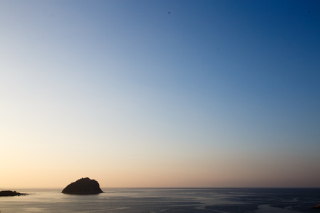 Moonseom and Seopseom in Seogwipo,Jeju,South Koreaの写真素材