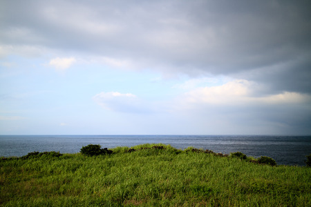 Seopjikoji cape, Jeju, South Koreaの写真素材