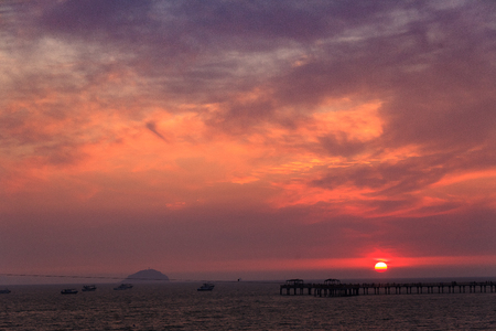 Tando Port,Ansan,Gyeonggi-do,South Koreaの写真素材