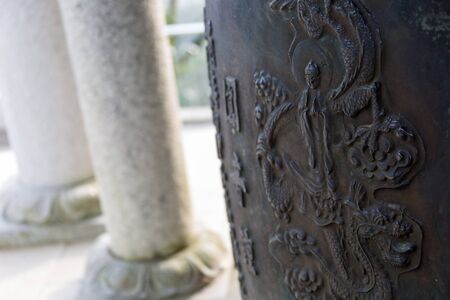 Boriam Rock,Haesu Gwaneum Statue,Gyeongsangnam-do,South Koreaの写真素材