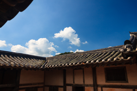 Korean traditional house,Hongseong,Chungcheongnam-do,South Koreaの写真素材