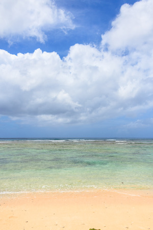 Beautiful beach in Guamの写真素材