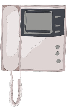 Painting of interphone