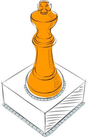 Business sketches of chessのイラスト素材