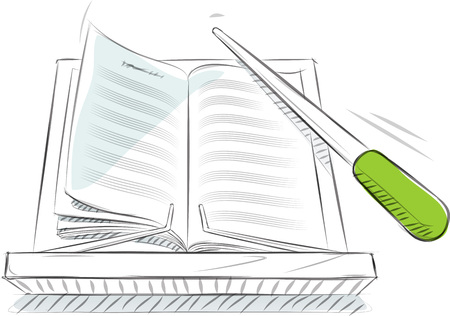 Business sketches of music noteのイラスト素材