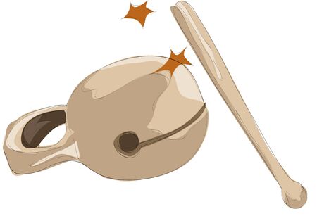 Painting of moktakのイラスト素材