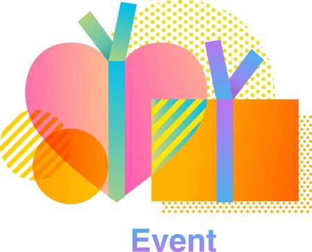 Event colorful  designのイラスト素材