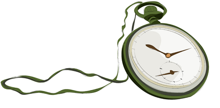 Painting of watchのイラスト素材