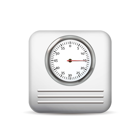 Thermometer icon - isolated on whiteのイラスト素材