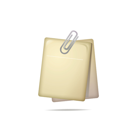Document icon - isolated on whiteのイラスト素材