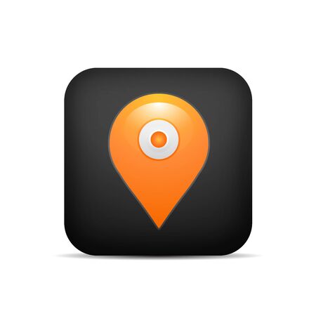 Map icon - isolated on whiteのイラスト素材