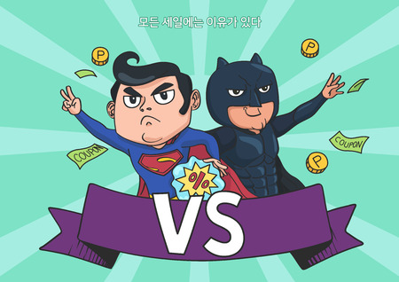 Shopping event promotion, vector illustration.のイラスト素材