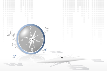 Compass, Business digital graphicのイラスト素材