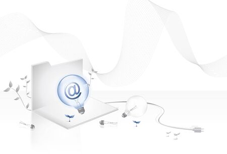 Internet communication, Business digital graphicのイラスト素材