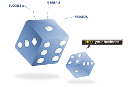 Dice elementsのイラスト素材