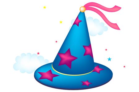 Magic hat illustrationのイラスト素材