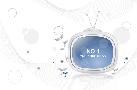 Television, Business digital graphicのイラスト素材