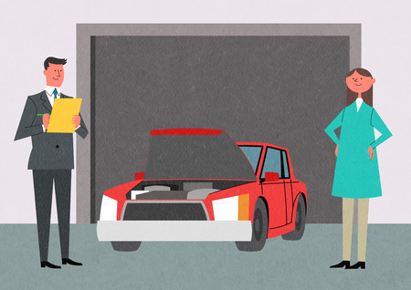 Traffic Safety  illustration good as bacground.のイラスト素材