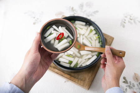 kimchi, which is a globally recognized healthful foodの写真素材