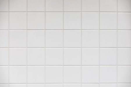 white tile wall texture backgroundの写真素材
