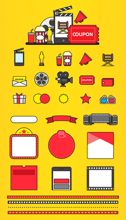 Collection of Sale Discount template flat design. Mobile phone with discount coupon.のイラスト素材